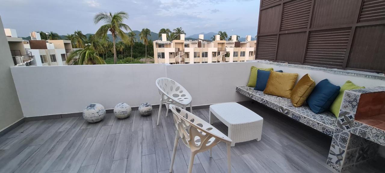 شقة Penthouse Con Roof Garden, Experiencia Sin Igual. مانزانيلو المظهر الخارجي الصورة